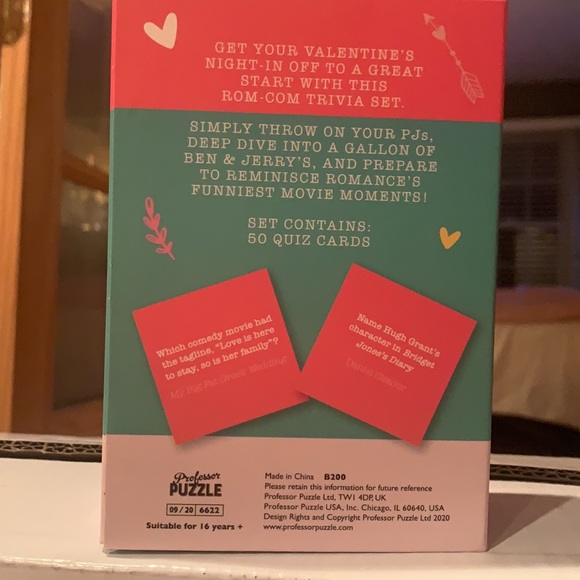 Rom com quiz game. NIB - Picture 2 of 2